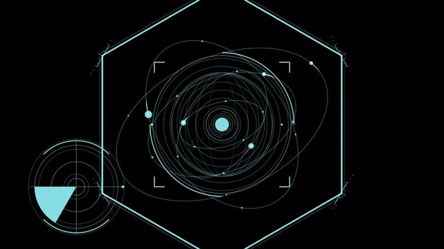 Optimized Seamless HUD Deep Space Navigator: Master UI Screen : 4K Alpha