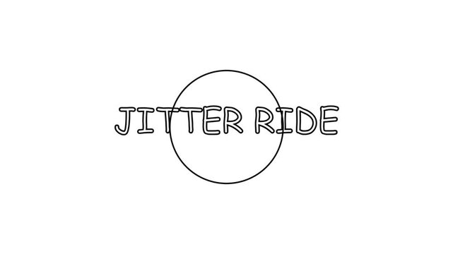 Jitter ride animated animation text