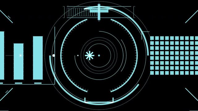 Cyber Global HUD Fusion Power Containment: Master UI Screen : 4K Alpha