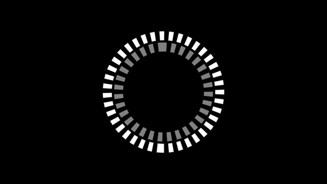 Minimalist circular animation loading