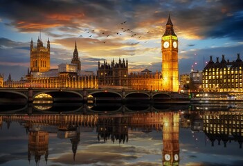 Fototapeta premium Big Bang at Night, London