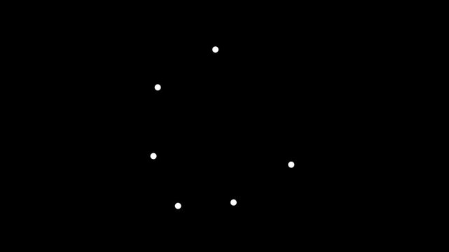 Minimalist loading animation spinner