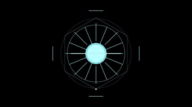 Orbital Dynamic HUD Omega Core Centerpiece: Console : 4K Alpha