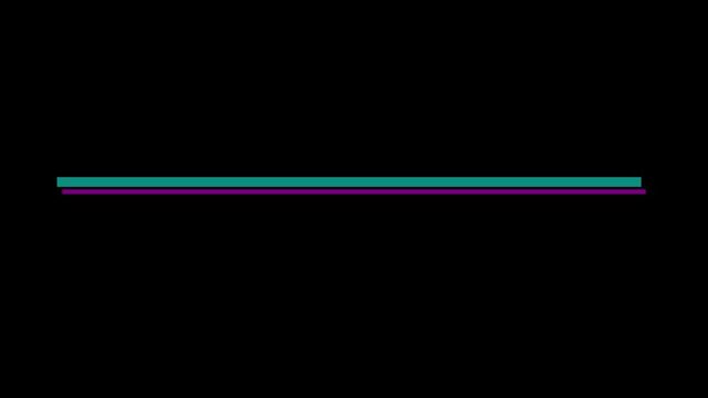 Minimalist lower third animation