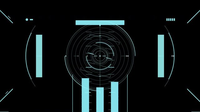 Subjective Digital HUD Orbital Re-Entry Flight: Master UI Screen : 4K Alpha