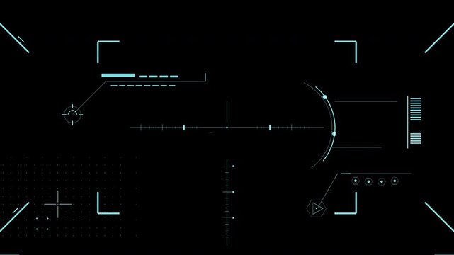 Universal Intelligent HUD Precision Sniper POV: Master UI Screen : 4K Alpha