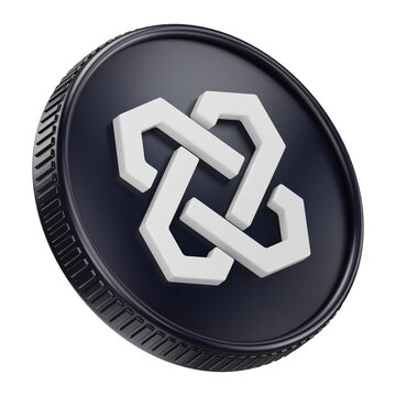 Bytom BTM Cryptocurrency Coin 3D Render Illustration