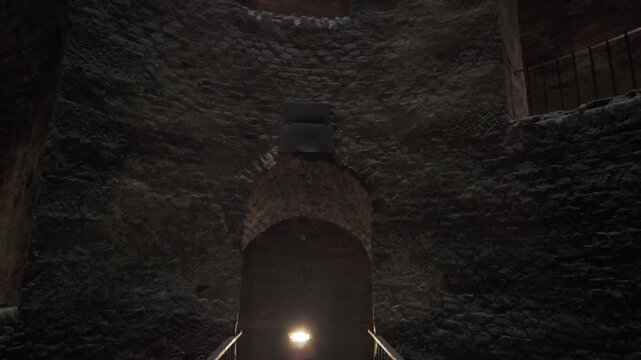 Orvieto, Italy - April 16, 2026: Saint Patrick's well in Orvieto