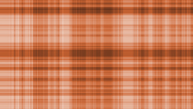 Orange and brown plaid tartan fabric pattern background
