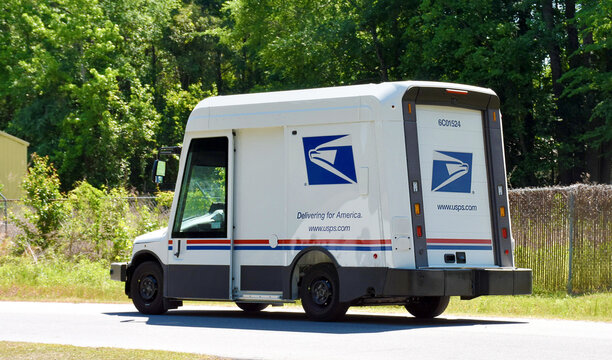 The USPS Next Generation Delivery Vehicle (NGDV), North Carolina, USA