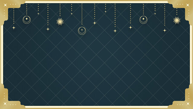 ファンタジー レトロ シック ダーク 上品 配信 サムネイル バナー デザイン 背景 イラスト 