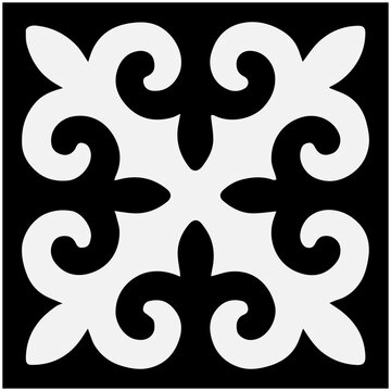 traditional pattern white
