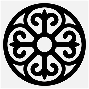 traditional pattern white