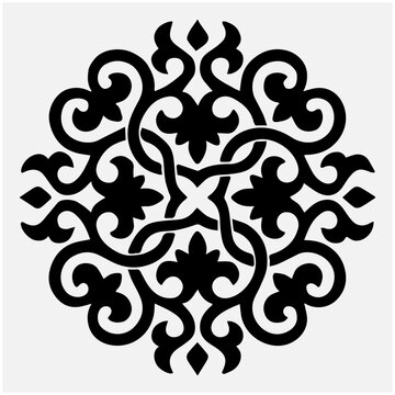 traditional pattern white