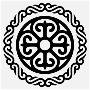 traditional pattern white