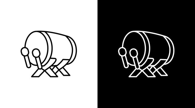 Bedug Icon Set Multiple Style Collection