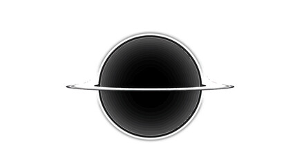 Abstract Black Hole with Gravitational Ring © supri