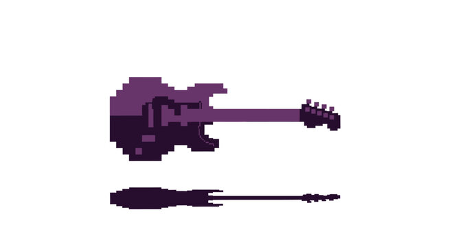 Purple Electric Guitar.