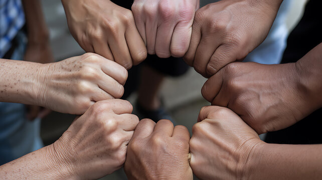 Hands forming circle emphasizing natural beauty and tranquility