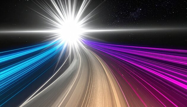 Rodovia de dados digitais de alta velocidade em t&uacute;nel de luz para rede global de comunica&ccedil;&atilde;o