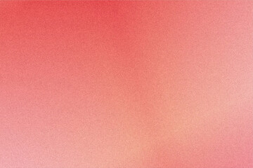 Fototapeta premium A gentle coral red gradient with fine grain texture adds warmth and tactility, ideal as a modern backdrop for branding, invitations, or minimalist digital designs.
