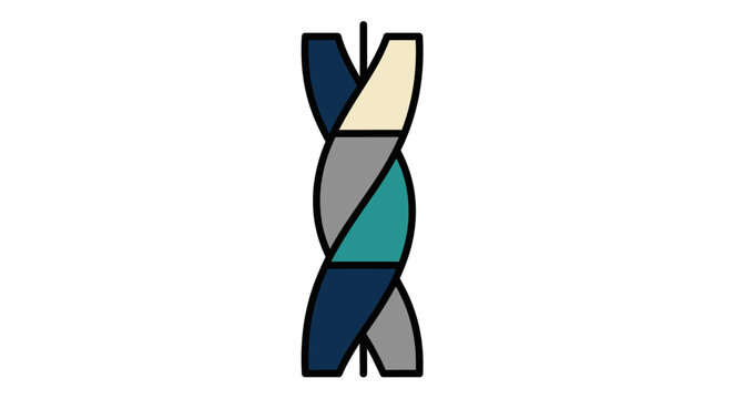 DNA Helix Genetic Structure.