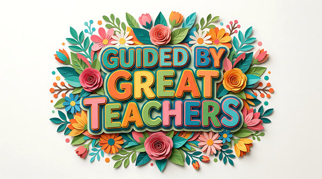 Guided by great teachers quote
