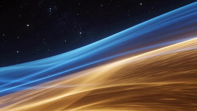 Abstract space light waves