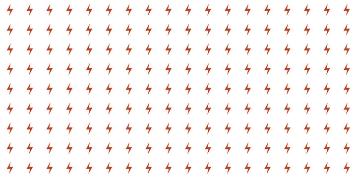 simple rust lightning bolt pattern vector for banner poster background.