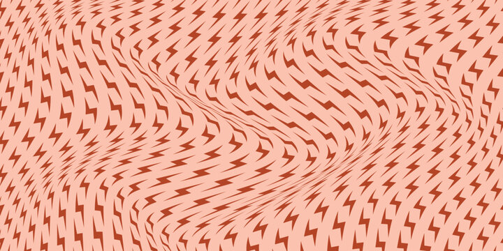 simple rust lightning bolt wave pattern vector for banner poster background.