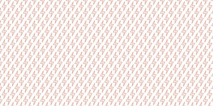 simple rust outline lightning bolt pattern vector for banner poster background.