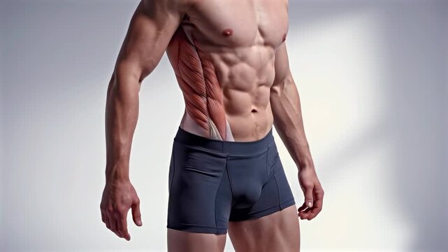 human body shifting weight from one leg to the other while internal load transfers across hips and spine, illustrating balance, posture control and coordinated biomechanical stabilization in motion