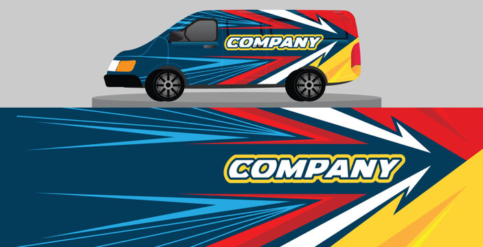unique vinyl car wraps, minibus car livery template, custom car decal sticker,  van wrap design, car wrap for branding