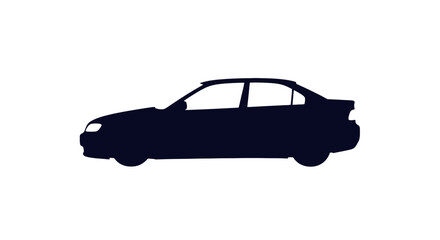 Silhouette of a Car Vehicle. © Patupa