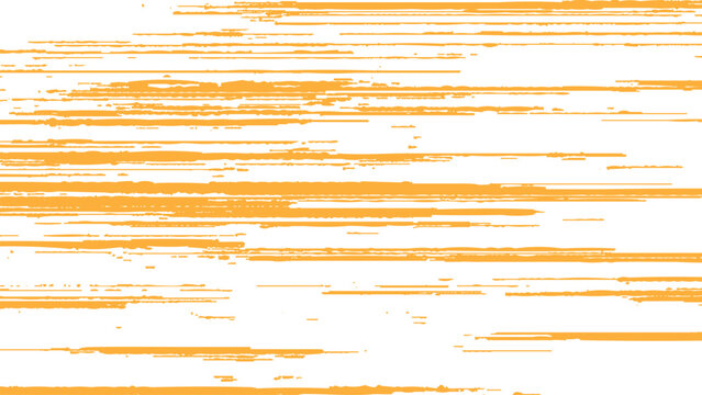 Horizontal orange lines on white background texture pattern design element