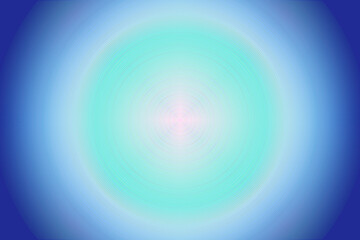 Futuristic glowing radial gradient background with fine concentric rings in shades of blue and cyan