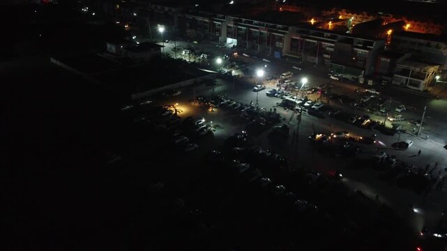 Night Vintage Market in Pathum Thani, Thailand
