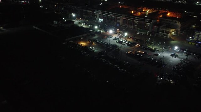Night Vintage Market in Pathum Thani, Thailand