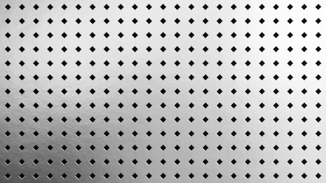 Diamond Perforated Metal Texture, Industrial Expanded Steel Mesh Background