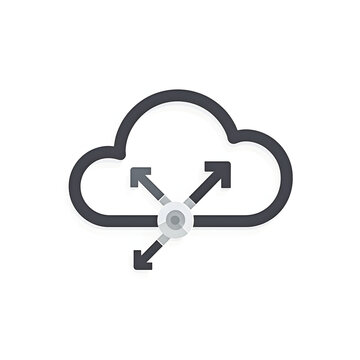 Cloud sync icon