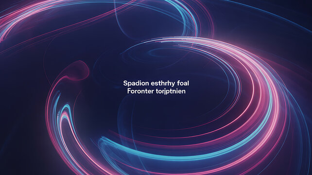 Abstract swirling light patterns emphasizing speed, motion, and dynamic energy