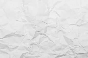 Naklejka premium White Paper Texture background. Crumpled white paper abstract shape background with space paper recycle for text