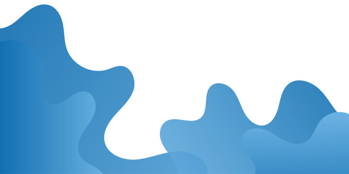 Abstract blue liquid wave background with smooth flowing shapes. Creative element design in vetor illustration