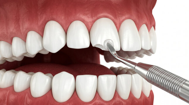Pr&aacute;ctica Odontol&oacute;gica en Modelo Dental con Herramienta Met&aacute;lica