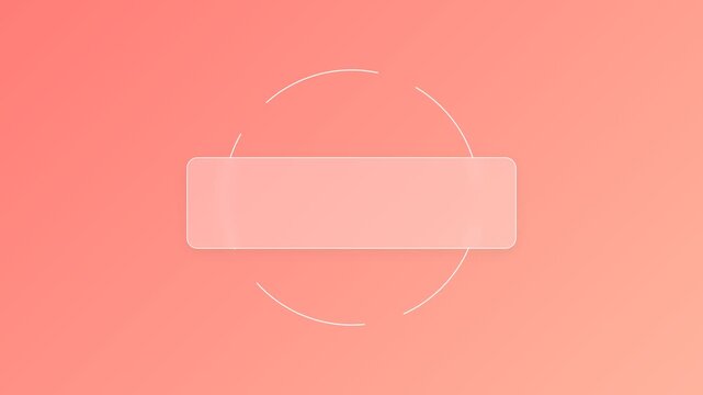 Abstract Flowing Gradient Background with Rotating Circle and Glass Card