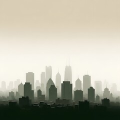 Naklejka premium Celebrating freedom a cityscape on independence day with patriotic spirit and national pride