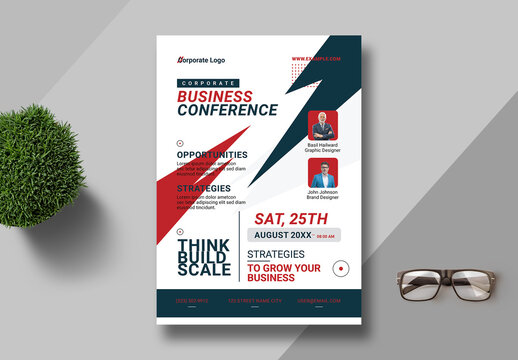 Modern Business Conference Promotion Design