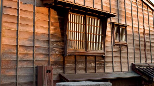 Traditional Japanese Wooden House in Higashi Chaya District Kanazawa