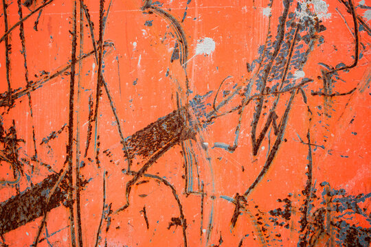Imagen horizontal de una textura vieja y oxidadapor aos ideal para texturas