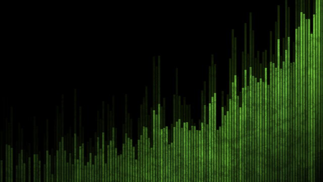 Abstract growing financial graph chart background